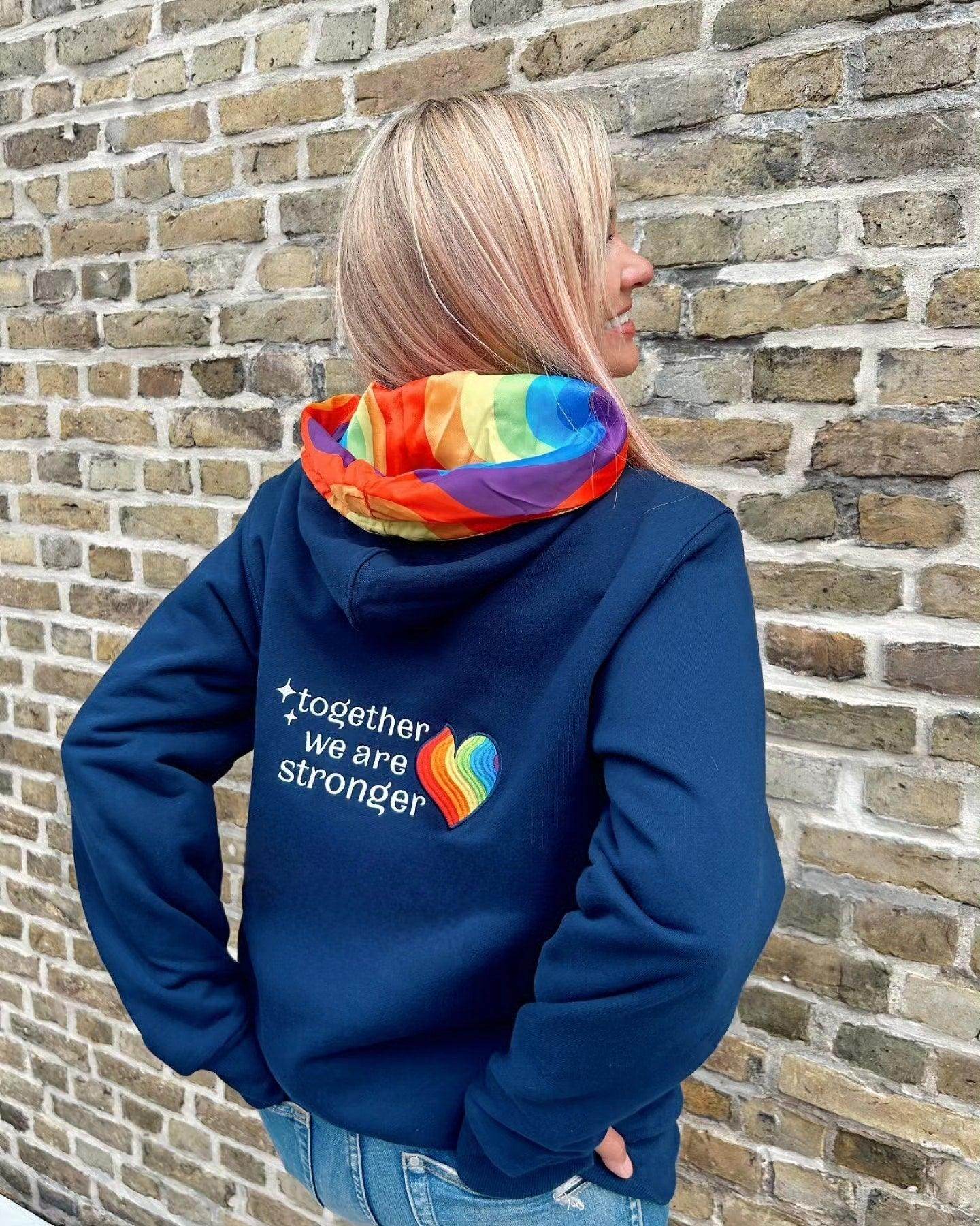 Adult Heart Hoodies - Together we are Stronger UG