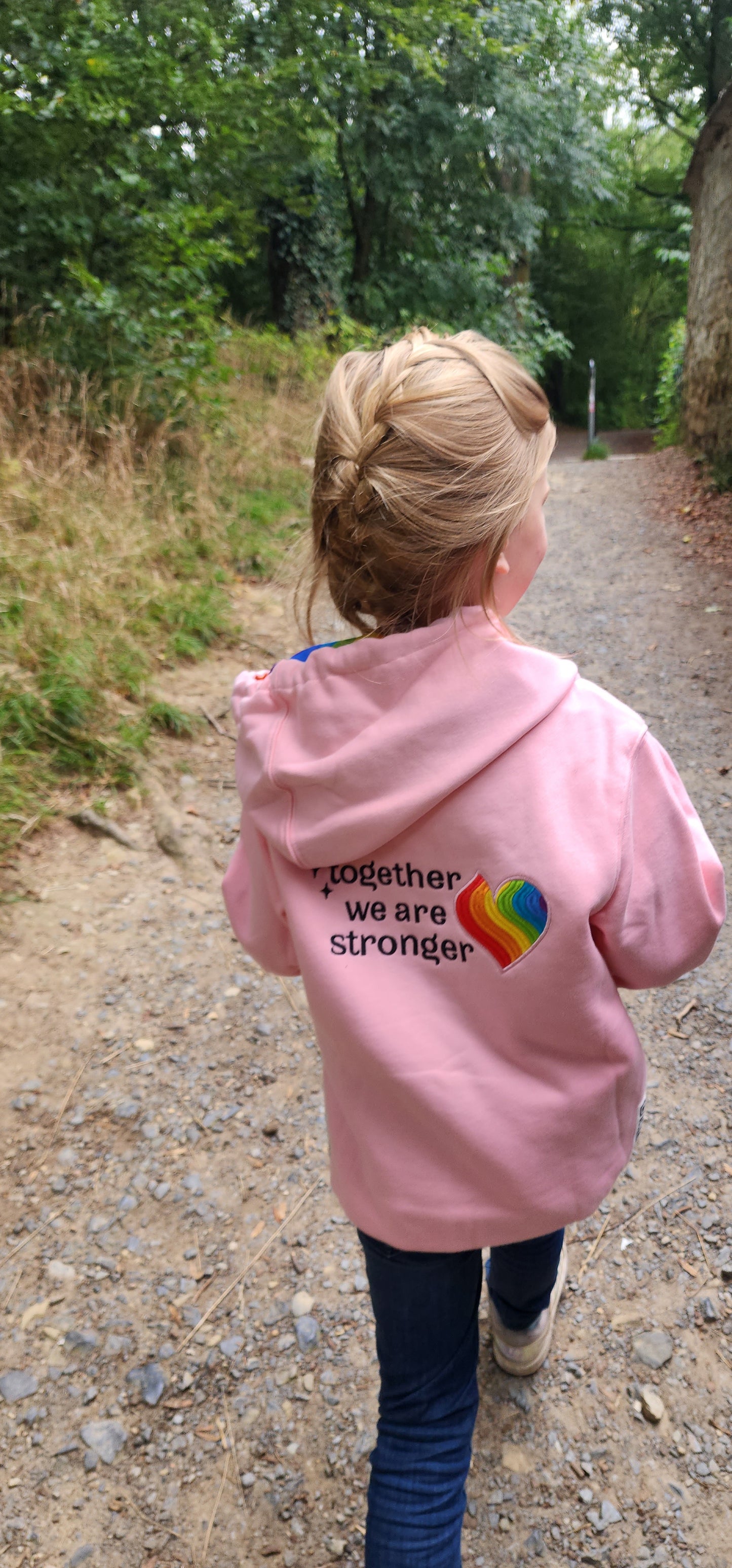 DUST PINK ELEFANTEN HOODIE FÜR KINDER