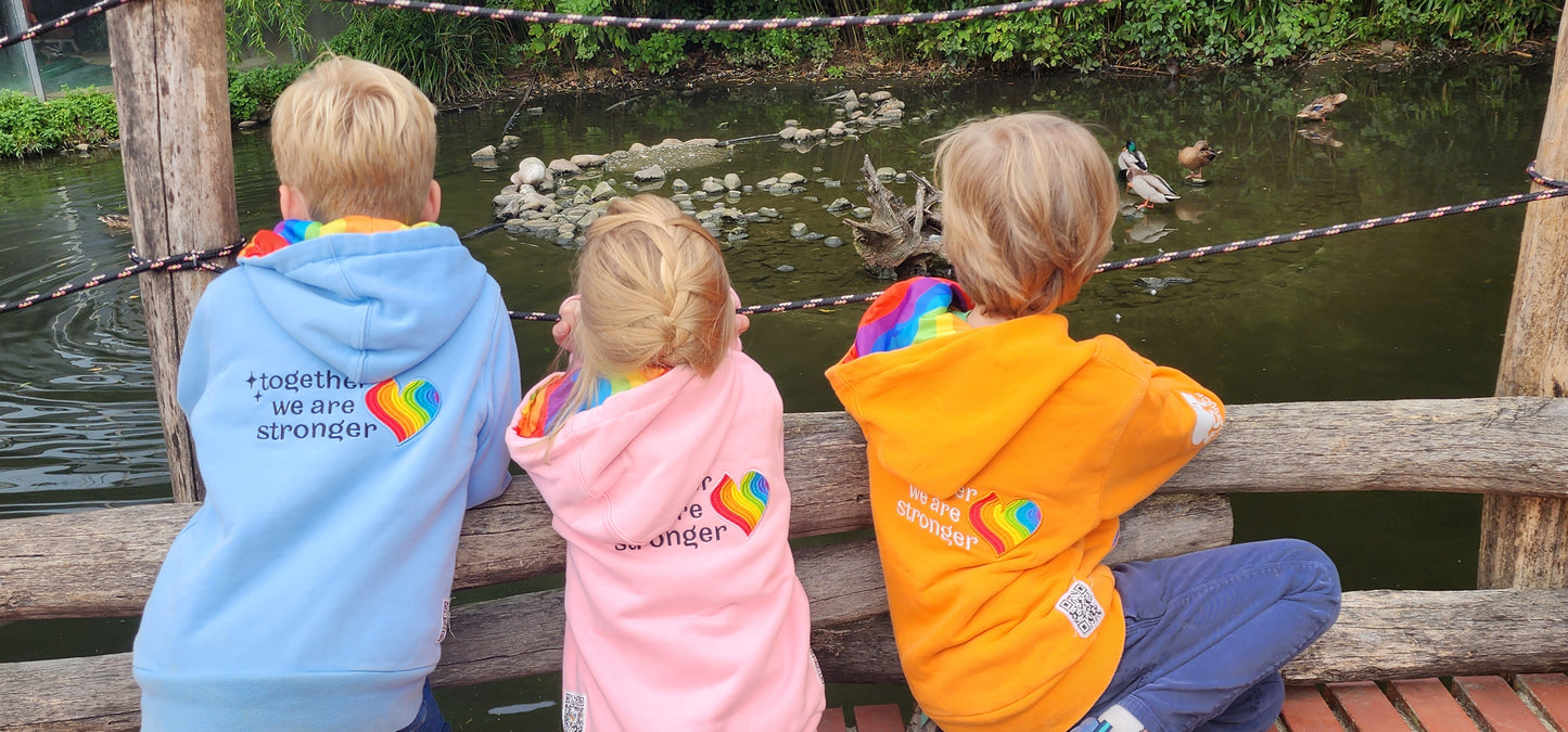 DUST PINK ELEFANTEN HOODIE FÜR KINDER