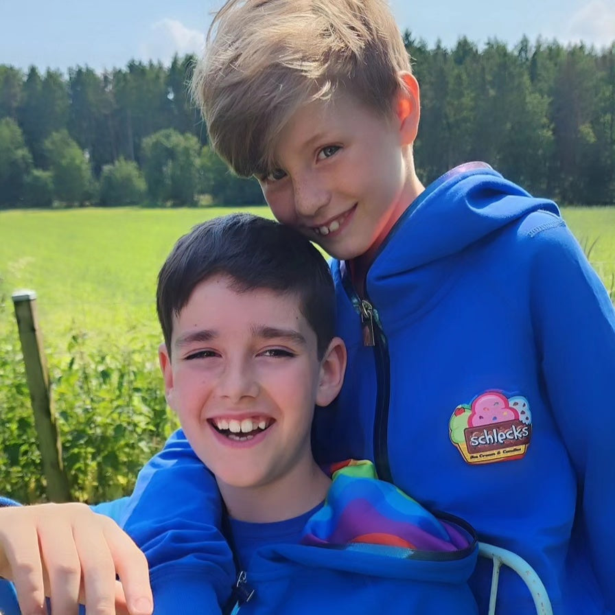 Schlecks of Joy Hoodie for Kids Together we are Stronger