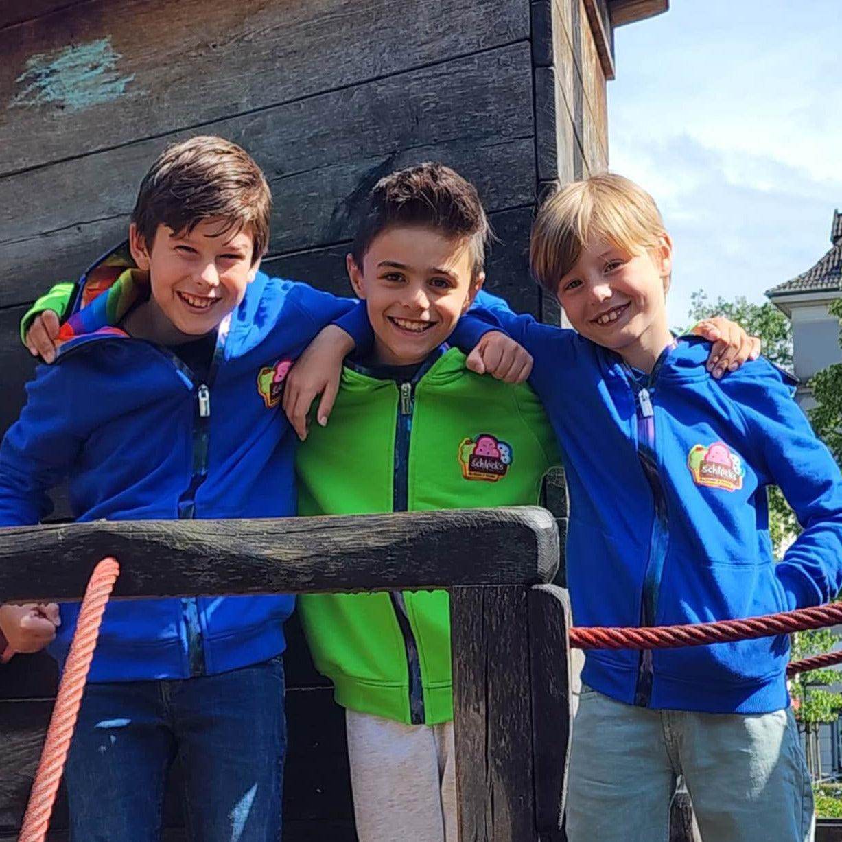 Schlecks of Joy Serenity Blue Hoodie for Kids