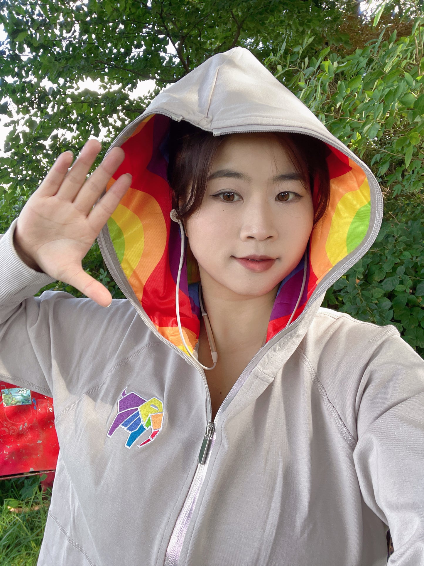 Elephan-Care Silver Lining Zipper for Kids, Teens & Adults Together we are Stronger UG