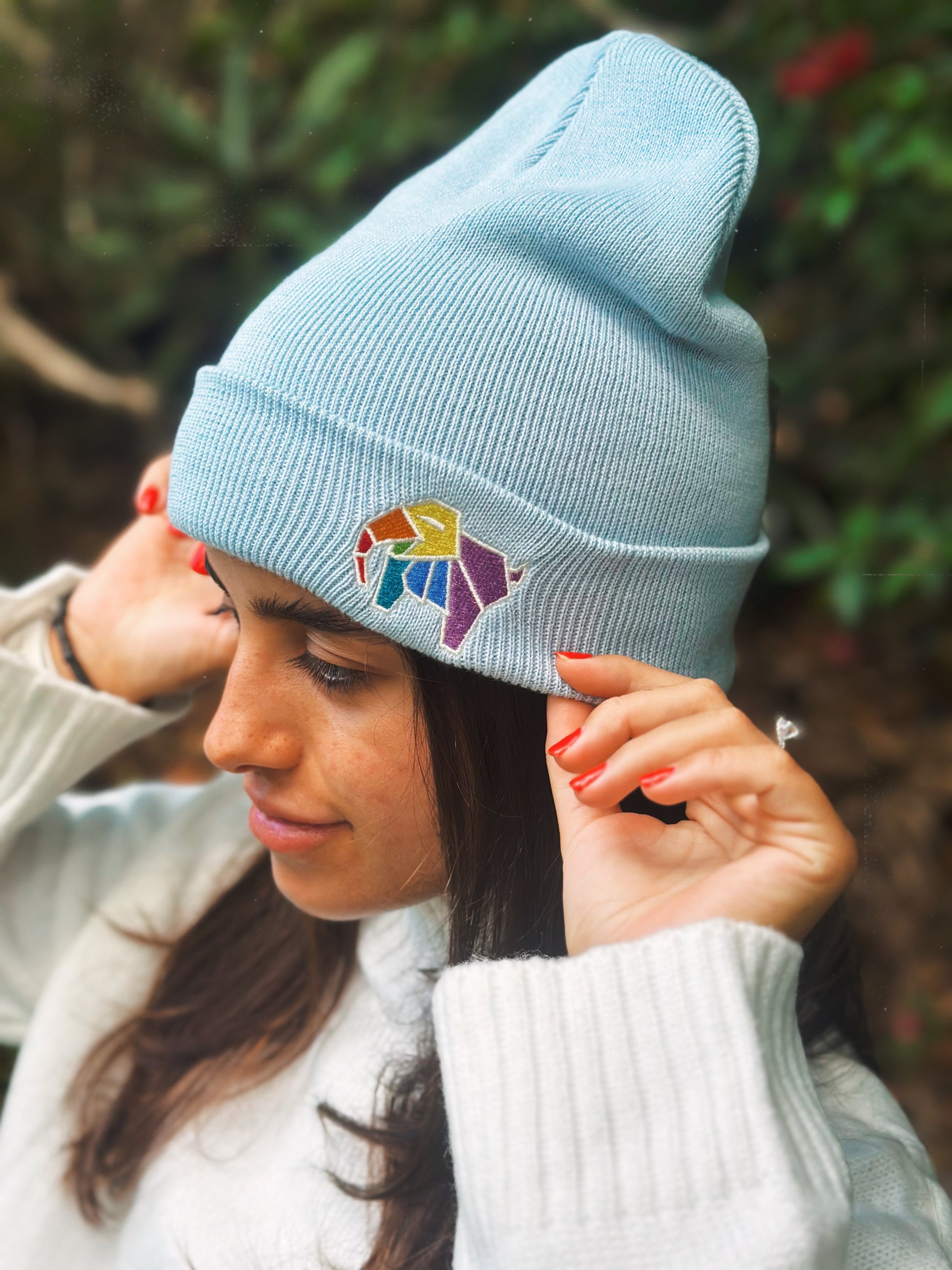 Kinyeti Beanie bright blue - Order now at Kinyeti Beanie bright blue - Order now at