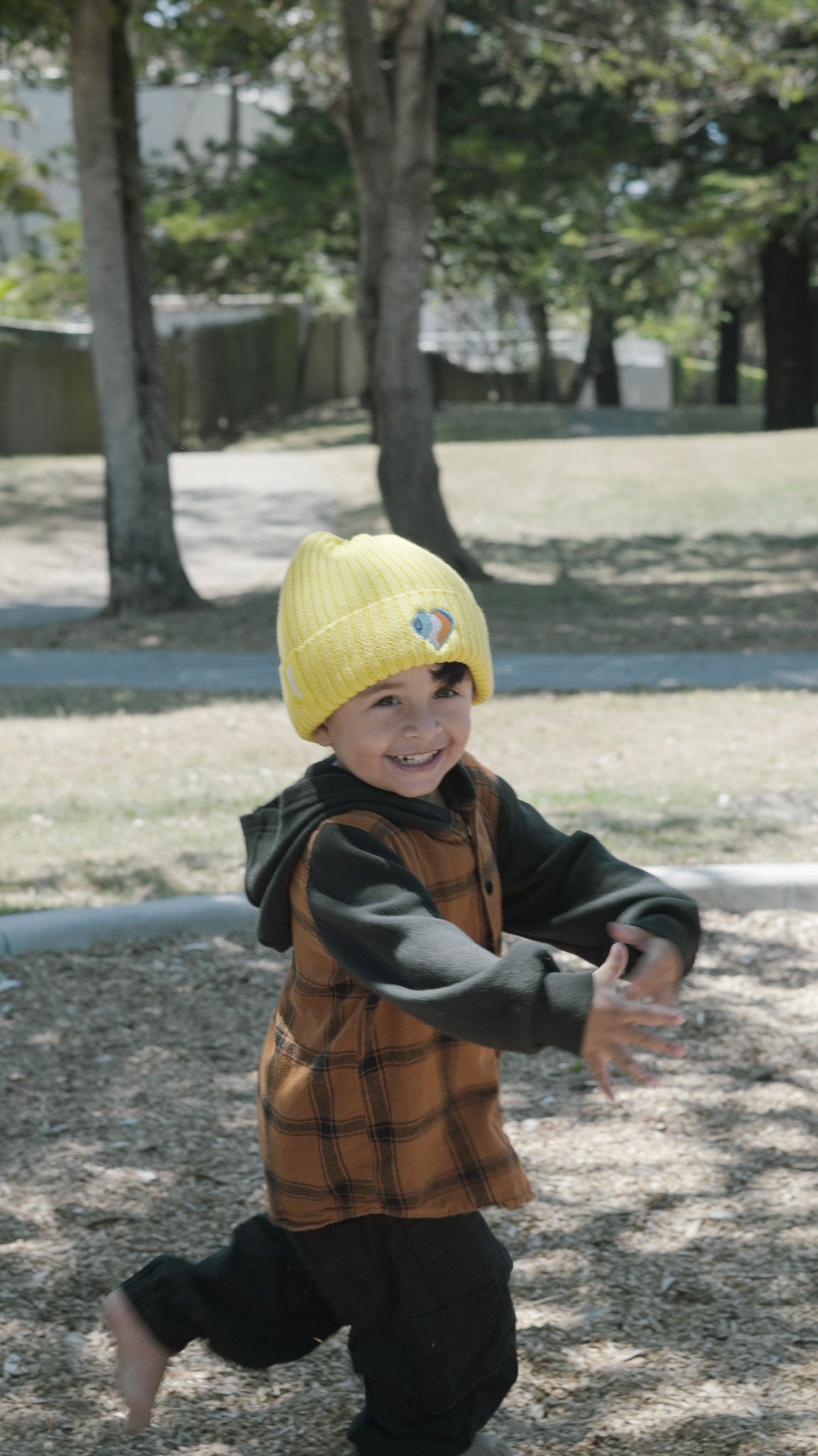 Toddler Heart Beanie (2-4 years)