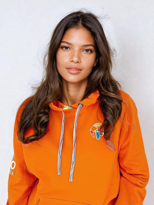 Adult Elephan-Care Hoodie Sunset Orange