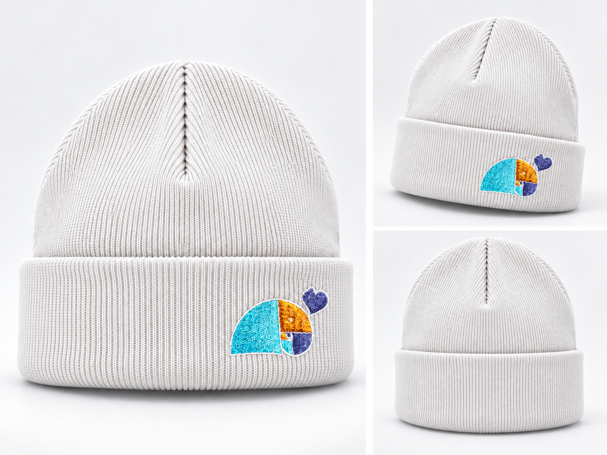 Elefanten-Beanie mit Herz für Minis (2–4 Jahre)