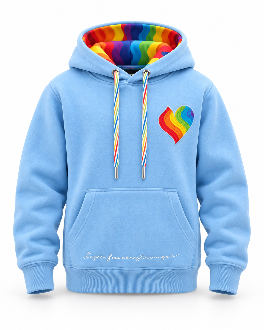 Twas Herz Hoodies 🌈 kids
