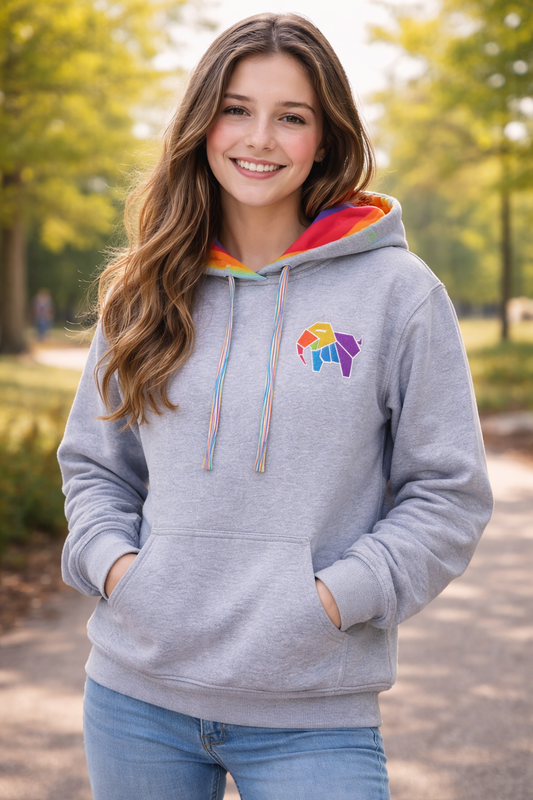 Adult Elephan-Care Hoodie Merlot Grey