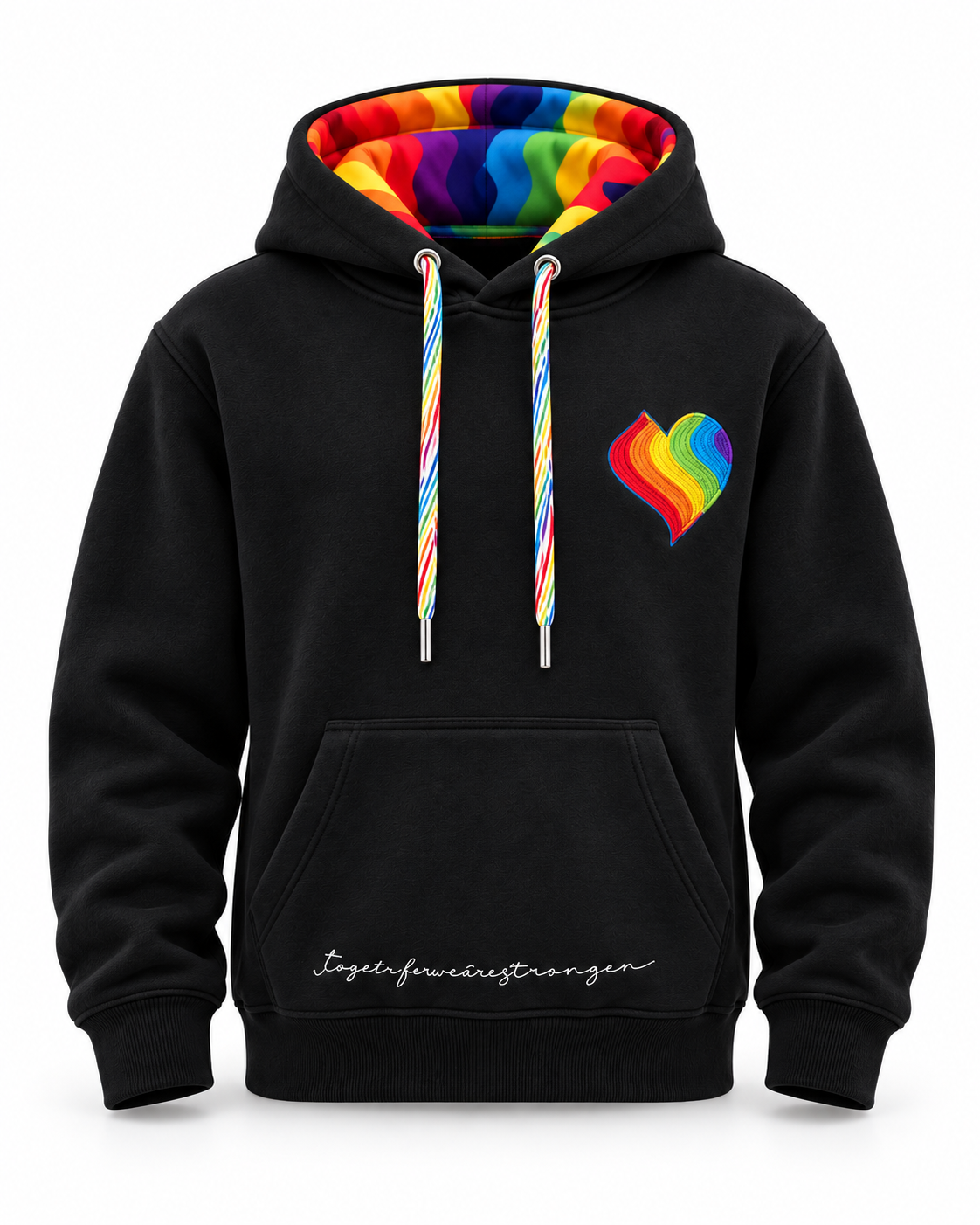 Twas Herz Hoodies 🌈 kids
