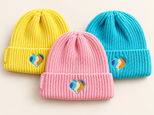 Toddler Heart Beanie (2-4 Jahre)